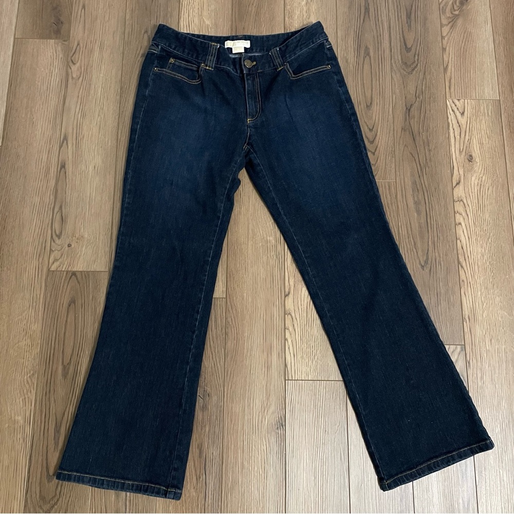 Michael Kors Low Rise Dark Denim Flare Jeans‎